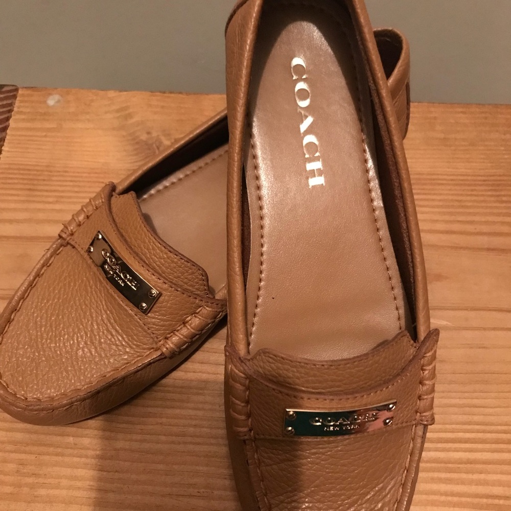 Coach leather loafer